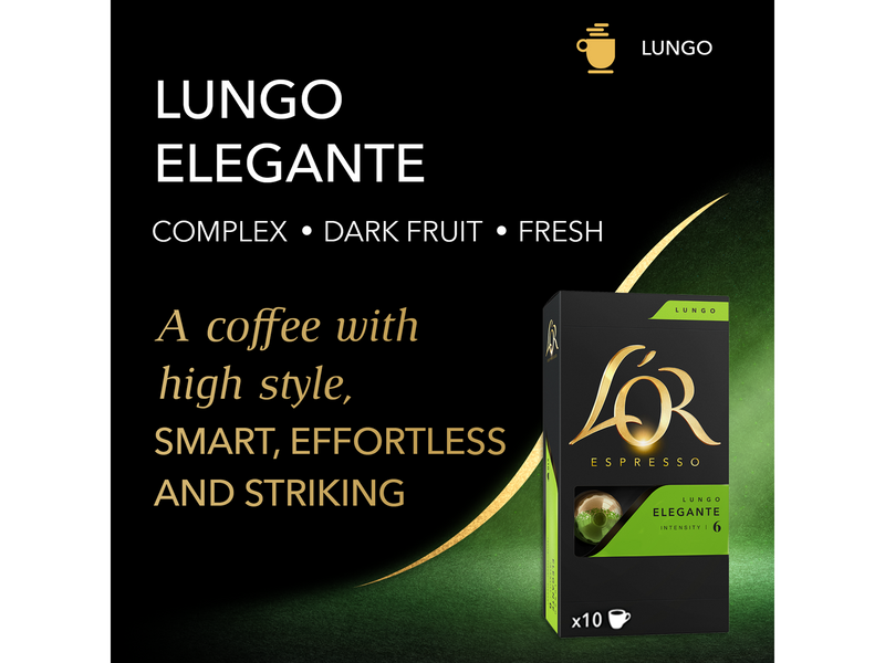 L'OR Capsules Espresso Lungo Elegante - 10 pcs