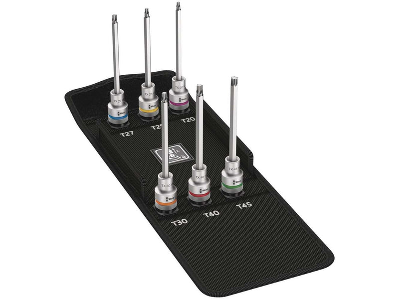 Wera 8767 C TORX® HF 2 Zyklop Bitnuss-Satz TORX®, mit Haltefunktion, 6-teilig