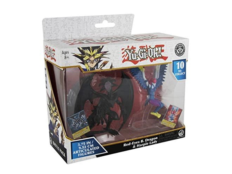 Super Impulse Yu-Gi-Oh - 2-Figures (Red-Eyes Black Dragon & Harpie Lady)