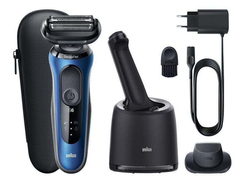 Braun Rasierer Series 6 60-B7200cc Wet&Dry blau/schwarz(243663)