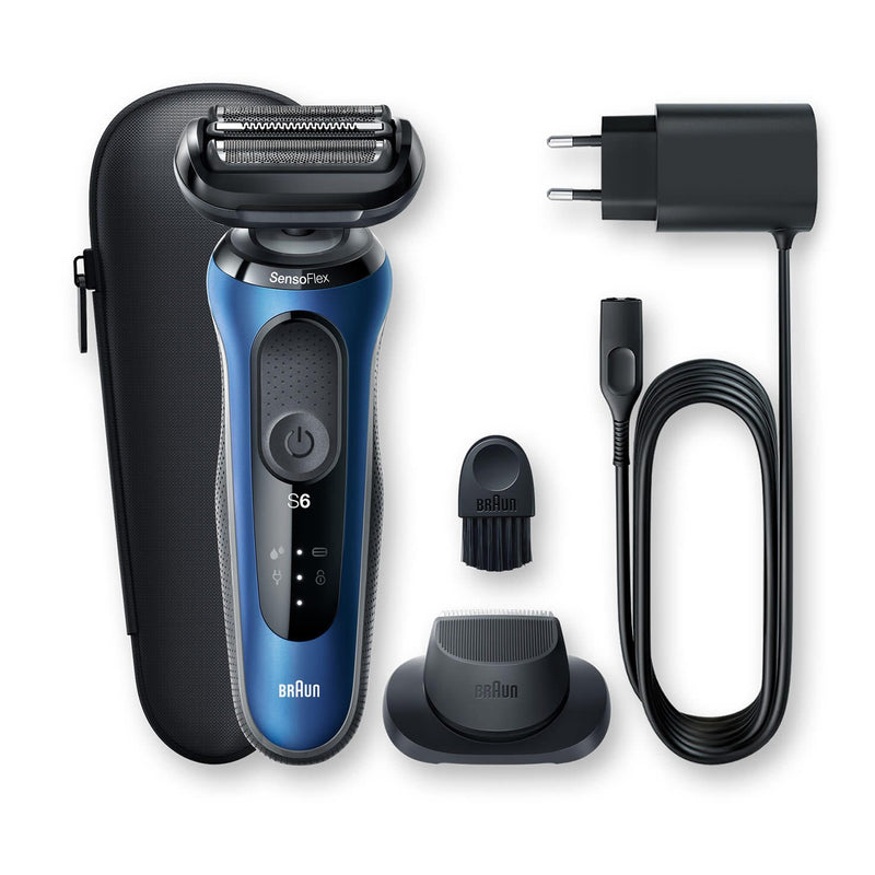 Braun Rasierer Series 6 60-B1200s Wet&Dry blau/schwarz (276067)
