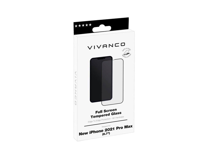 Vivanco Full Screen Temp. Glass 9H iPhone 13 Pro Max