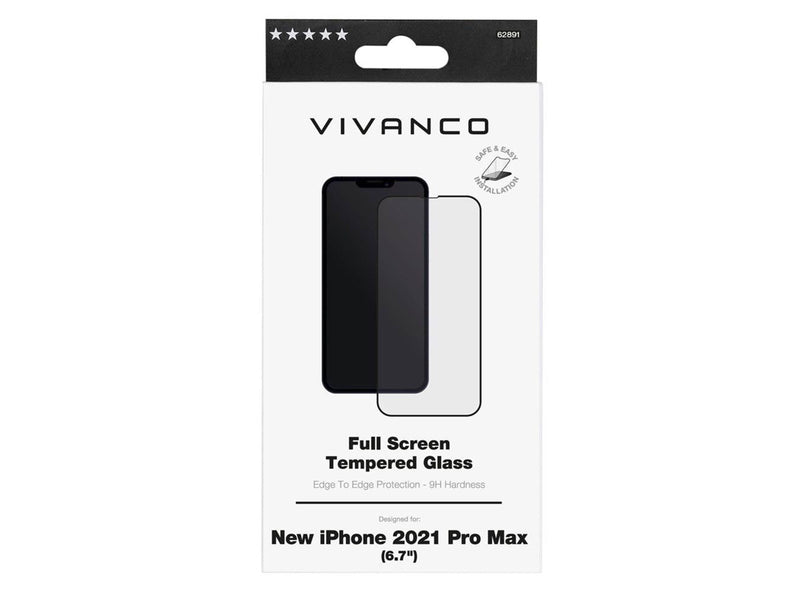 Vivanco Full Screen Temp. Glass 9H iPhone 13 Pro Max