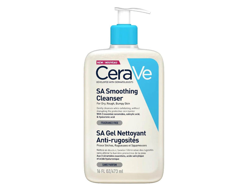 CeraVe SA Smoothing Cleanser 473ml - Dry, Rough, Bumpy Skin