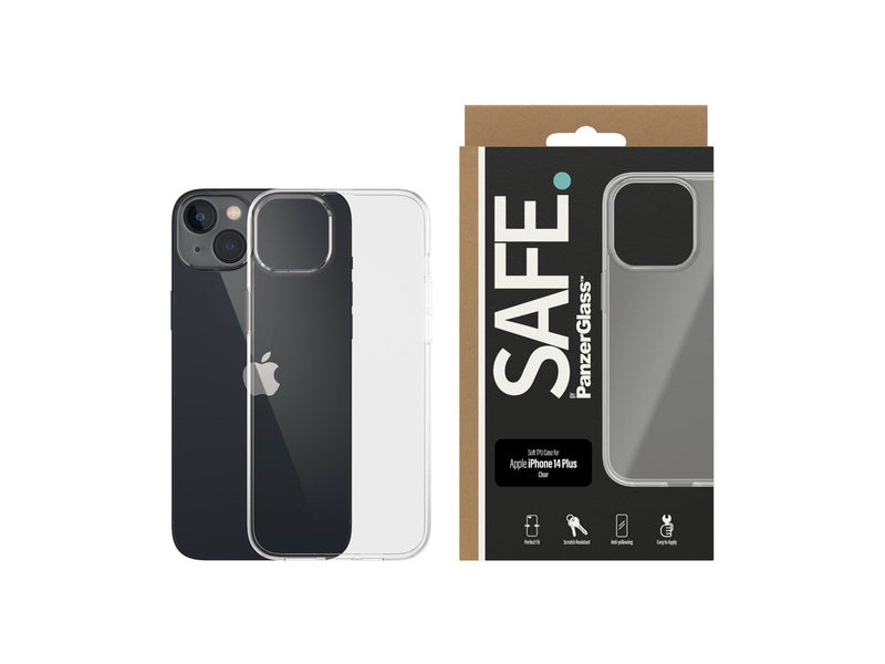 SAFE. by PanzerGlass TPU Case Apple iPhone 14 Plus | Transparent