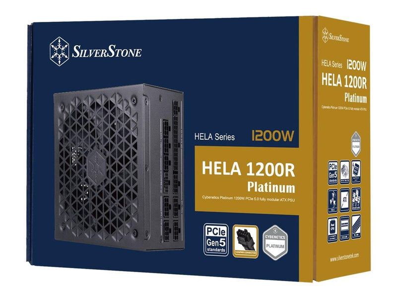 SilverStone HELA 1200R Platinum Netzteile - 1200 Watt - 135 mm - ATX 3.0 - 80 Plus Platinium