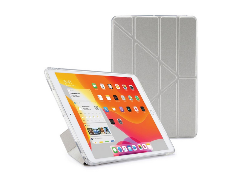 Pipetto iPad 10.2" Metallic Origami case with TPU back