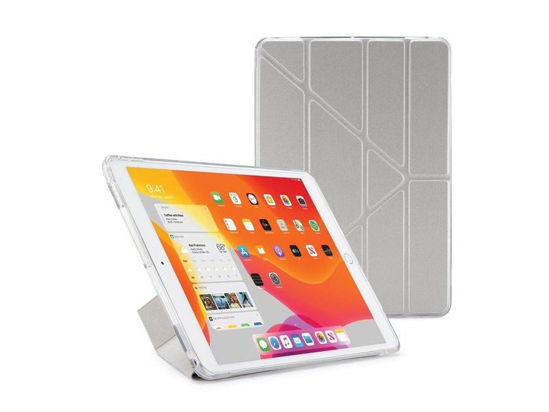 Pipetto iPad 10.2" Metallic Origami case with TPU back