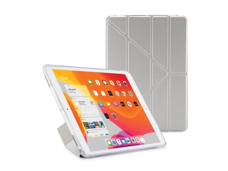 Pipetto iPad 10.2" Metallic Origami case with TPU back