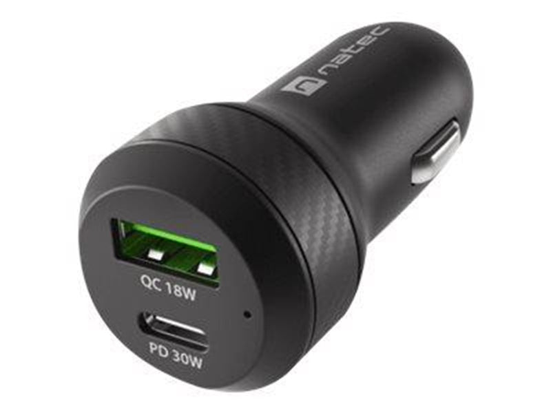 Natec Coney car power adapter - USB 24 pin USB-C