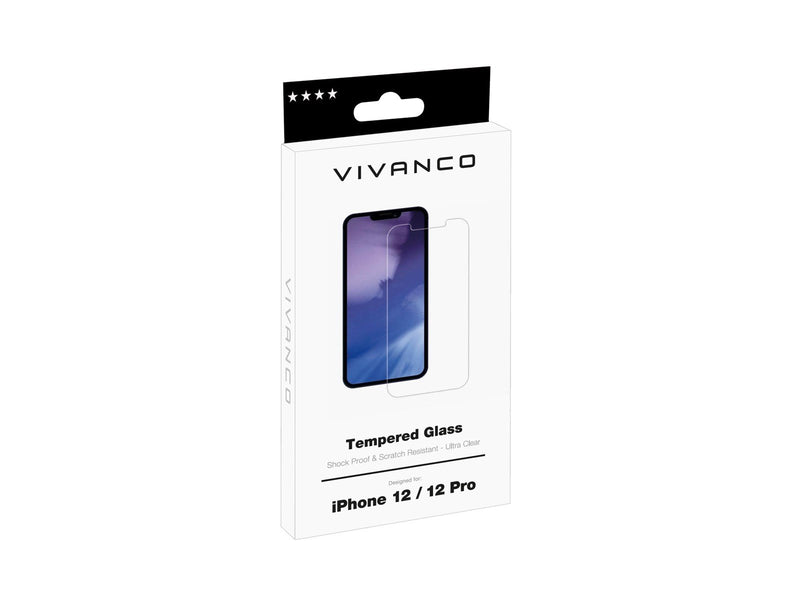 Vivanco Tempered Protect. Glass 9H iPhone 12 / 12 Pro