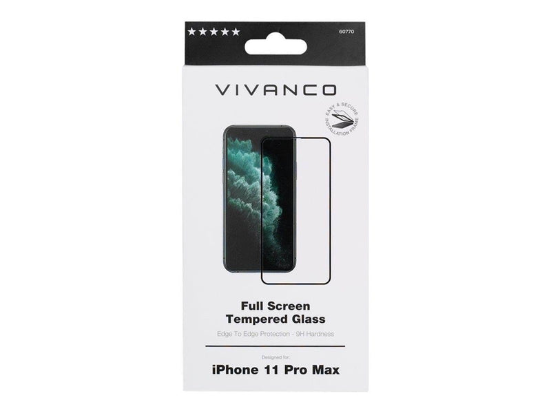 Vivanco Full Screen Temp.Glass iPhone 11 Pro Max
