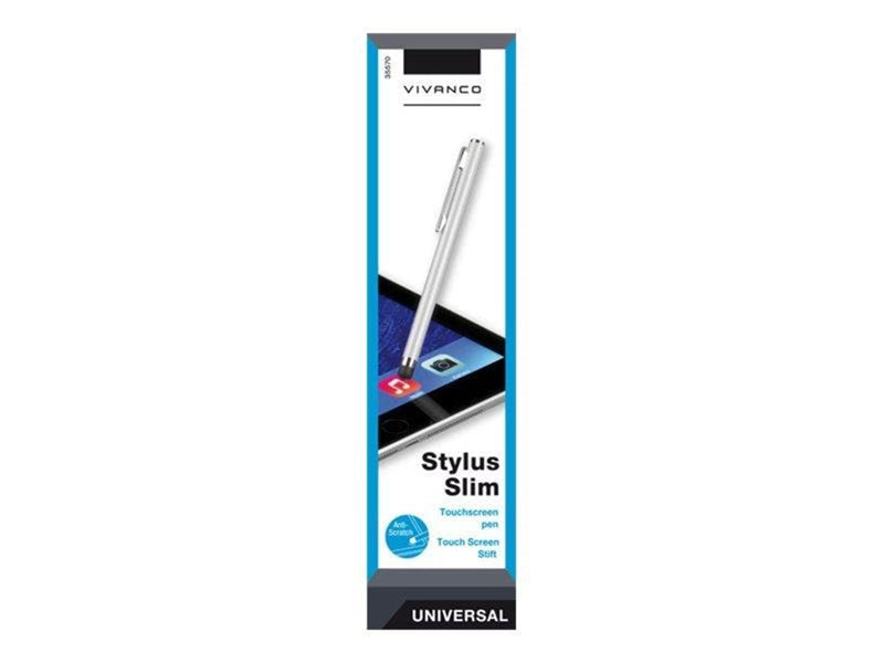 Vivanco Slim touch screen Stylus Pen Aluminium