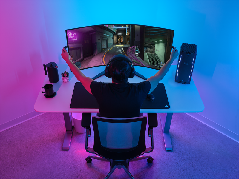 45" Corsair XENEON FLEX 45WQHD240 - 3440x1440 - 240Hz - OLED - Curved