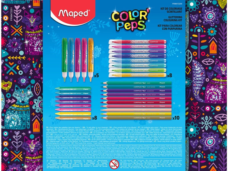 Maped Glitter Colouring kit