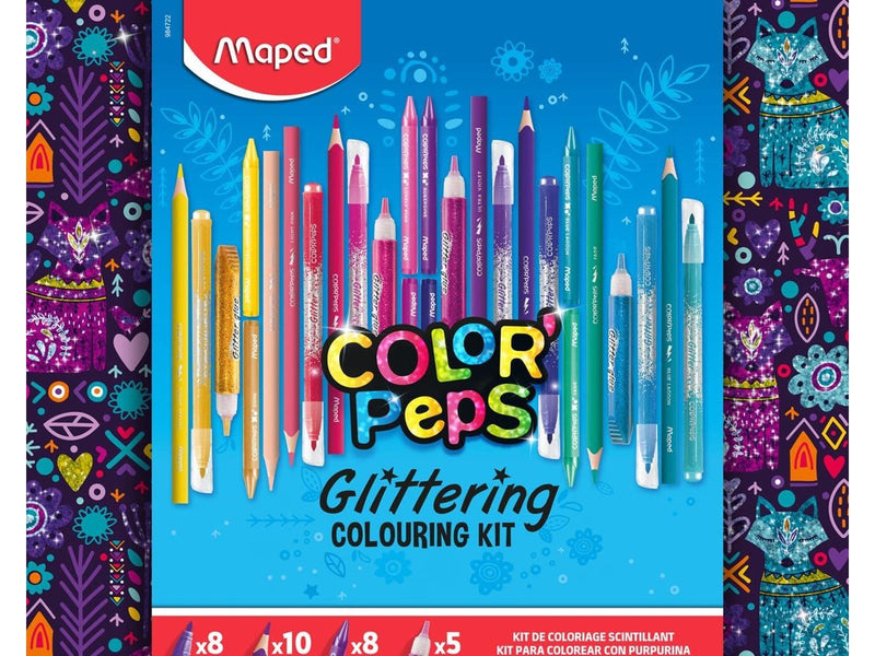 Maped Glitter Colouring kit