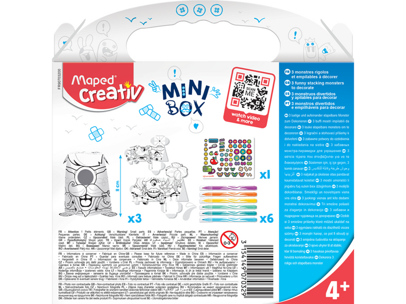 Maped Creativ Mini Box Monsters