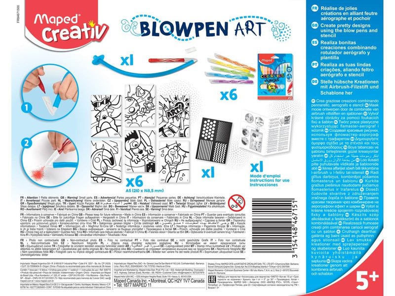 Maped Creativ Blowpen Art -  Pop'Art