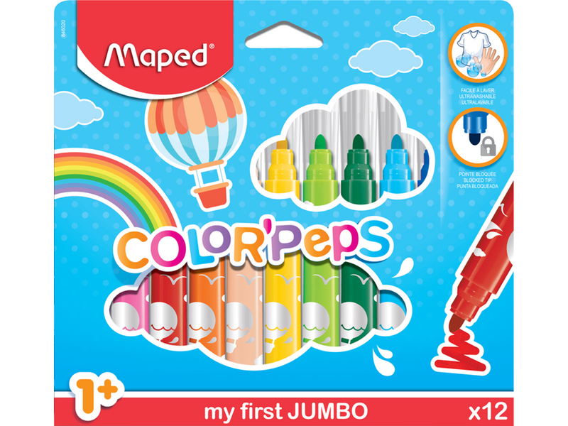 Maped Color'Peps My First Jumbo Felt-pens x12