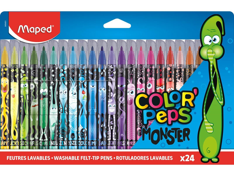 Maped Color'Peps Monster Felt-pens x 24