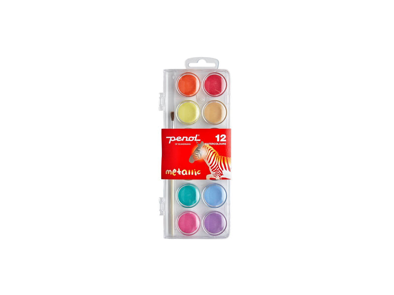 Penol Watercolours Metallic x12 30mm