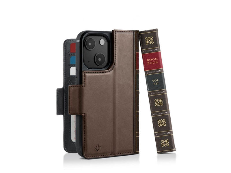 Twelve South BookBook with MagSafe for iPhone 14 - Brown