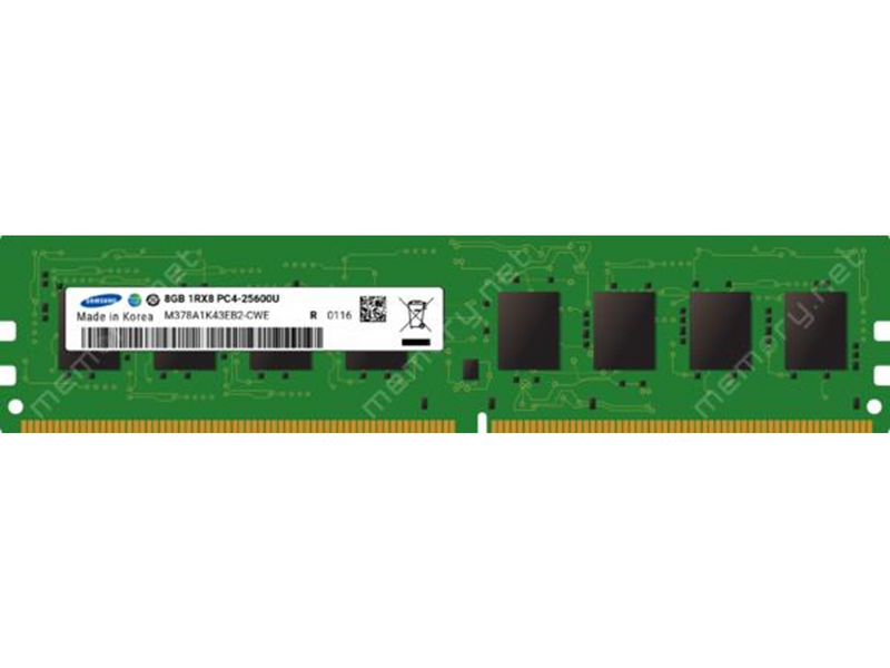Samsung - DDR4 - module - 8 GB - DIMM 288-pin - 3200 MHz / PC4-25600 - unbuffered