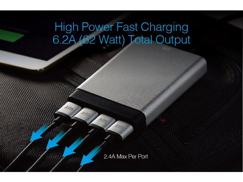 Just Mobile AluCharge multi-port USB charger - the world's slimmest USB charger