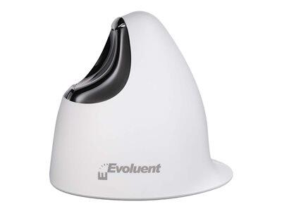 Evoluent VerticalMouse 4 Right Mac - Maus - ergonomisch - Für Rechtshänder - optisch - 6 Tasten - Bluetooth - Weiß