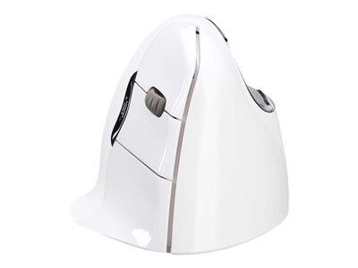 Evoluent VerticalMouse 4 Right Mac - Maus - ergonomisch - Für Rechtshänder - optisch - 6 Tasten - Bluetooth - Weiß