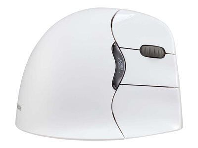 Evoluent VerticalMouse 4 Right Mac - Maus - ergonomisch - Für Rechtshänder - optisch - 6 Tasten - Bluetooth - Weiß