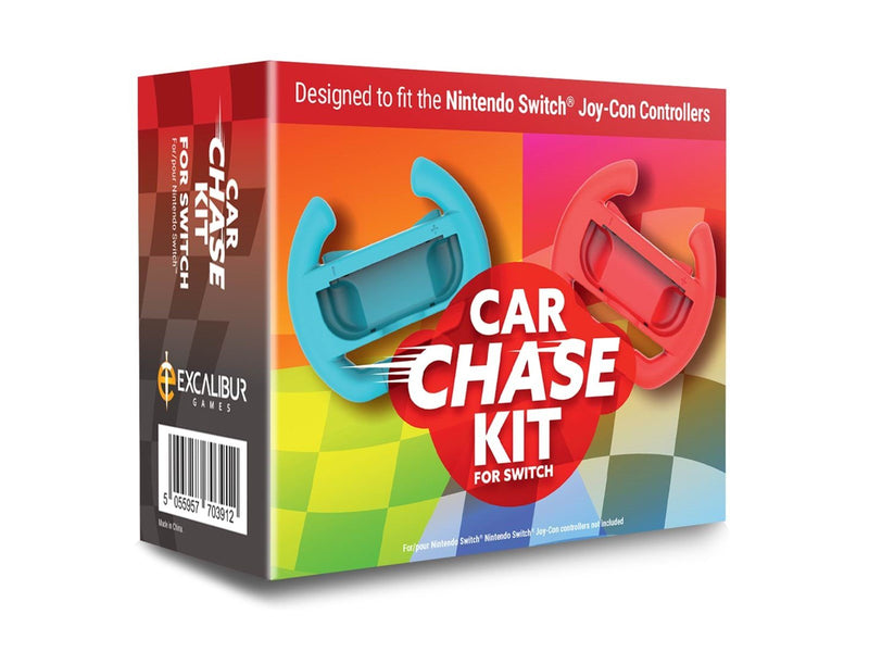 Excalibur Games Car Chase Kit - Miscellaneous Wheel - Nintendo Switch