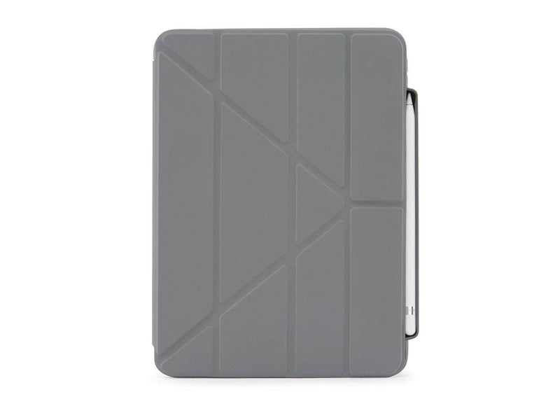 Pipetto iPad 10.9" (10:th gen) Origami No3 Pencil Case - Dark Grey