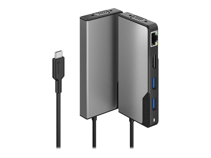 ALOGIC USB-C Fusion MAX 6-in-1 Hub V2 HDMI USB Ethernet & PD – Space Grey USB-Hubs