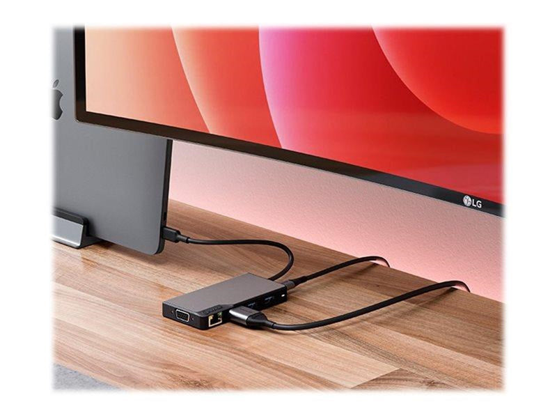 ALOGIC USB-C Fusion MAX 6-in-1 Hub V2 HDMI USB Ethernet & PD – Space Grey USB-Hubs