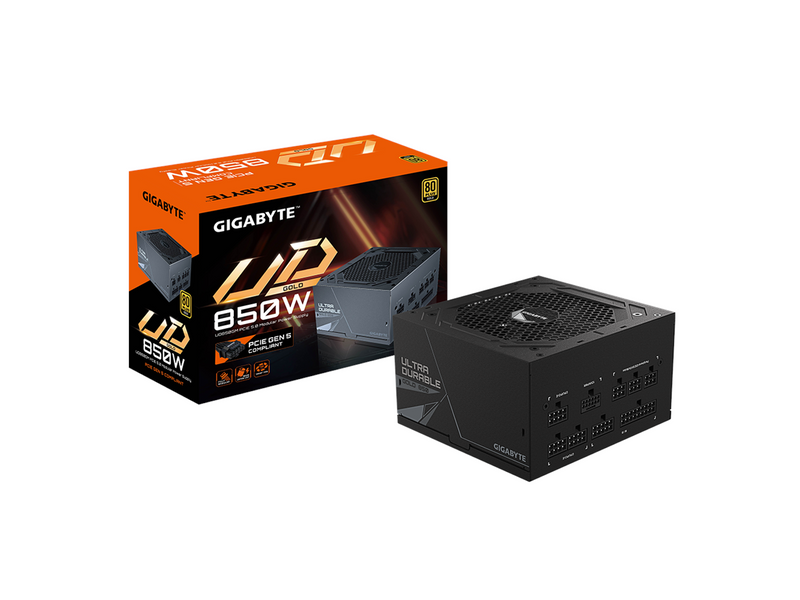 GIGABYTE UD850GM PG5 (rev 2.0) Netzteile - 850 Watt - 120 mm - ATX - 80 Plus Gold zertifiziert