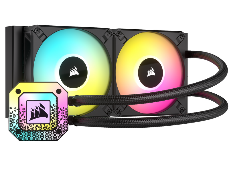 Corsair iCUE H100i ELITE CAPELLIX XT - Black - CPU-Wasserkühlung - Max 34 dBA