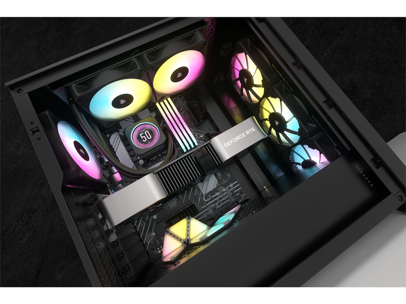 Corsair iCUE H100i ELITE LCD XT - CPU-Wasserkühlung - Max 34 dBA