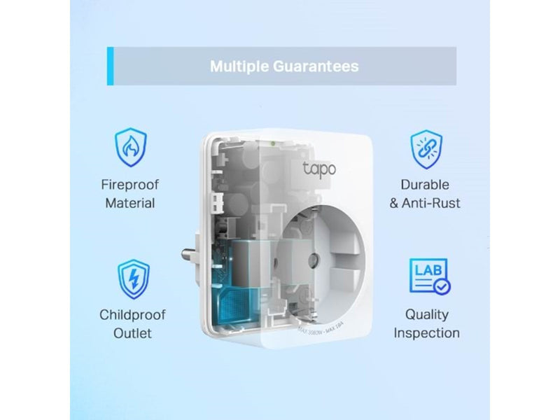 TP-Link Tapo P110 (4-Pack) Mini Smart Wi-Fi Socket Energy Monitoring