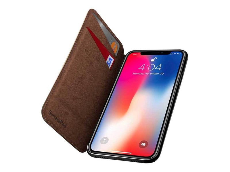Twelve South SurfacePad for iPhone X - Razor Thin nappa leather