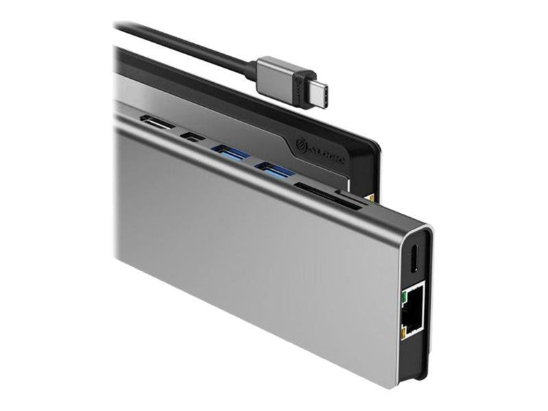ALOGIC Ultra USB-C Dock PLUS V2 - HDMI MDP USB Ethernet Memory Card Reader & 100W PD USB-Hubs