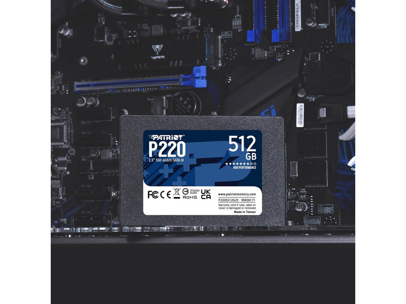 Patriot P220 SSD - 512GB - 2.5" - SATA-600