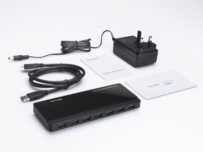 TP-LINK UH720 7-Port USB 3.0 Hub mit 2 Ladeports