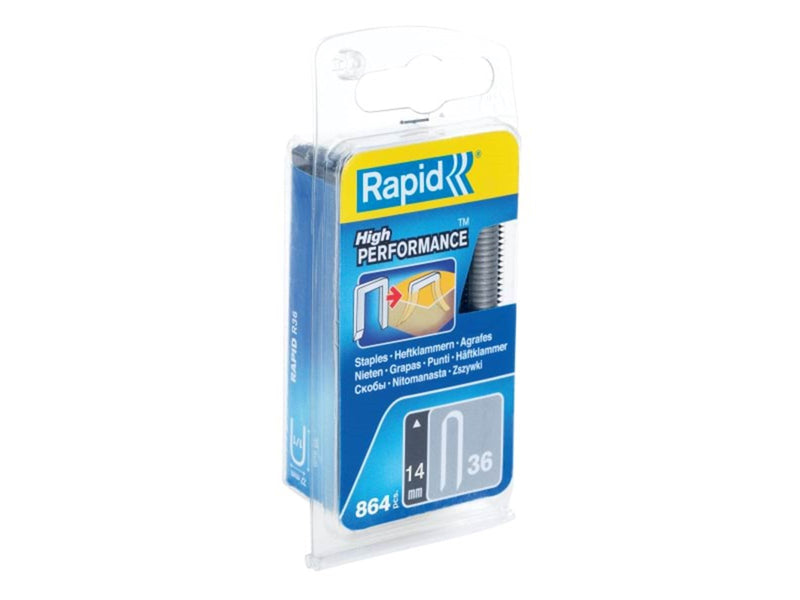 Rapid Cable Staples 36/14 Galv Blister864pcs