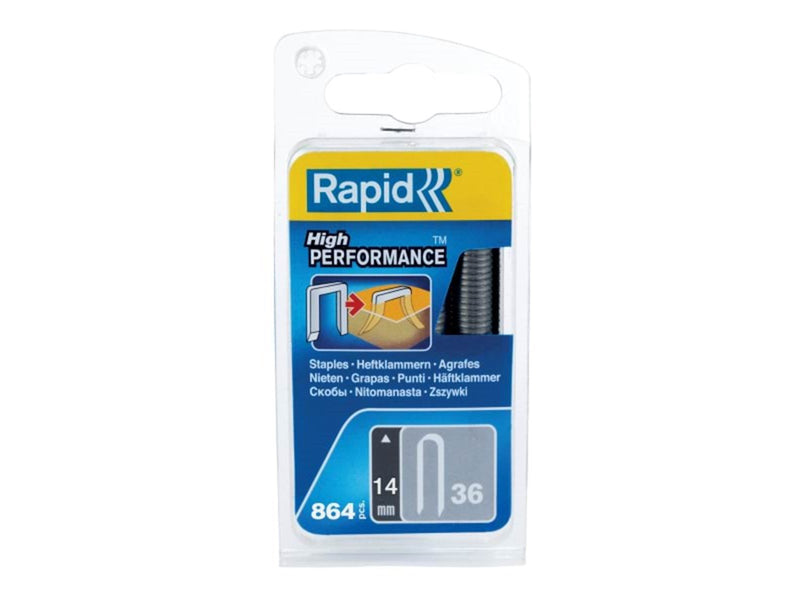 Rapid Cable Staples 36/14 Galv Blister864pcs