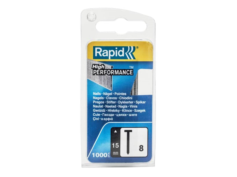 Rapid Brads 8/15Mm G 1M Narrow Blister