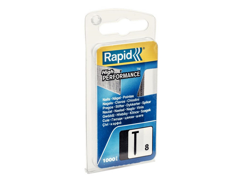 Rapid Brads 8/15Mm G 1M Narrow Blister