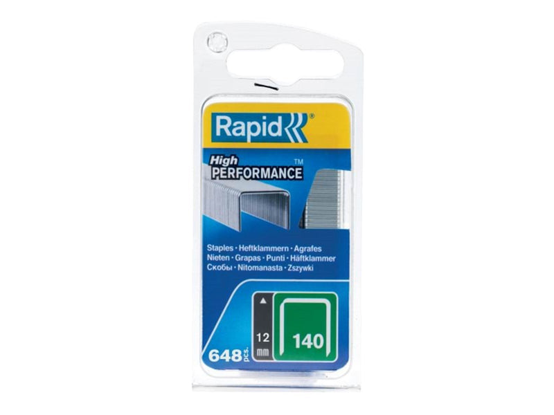 Rapid Staples 140/12 Galv 0.65M Blister