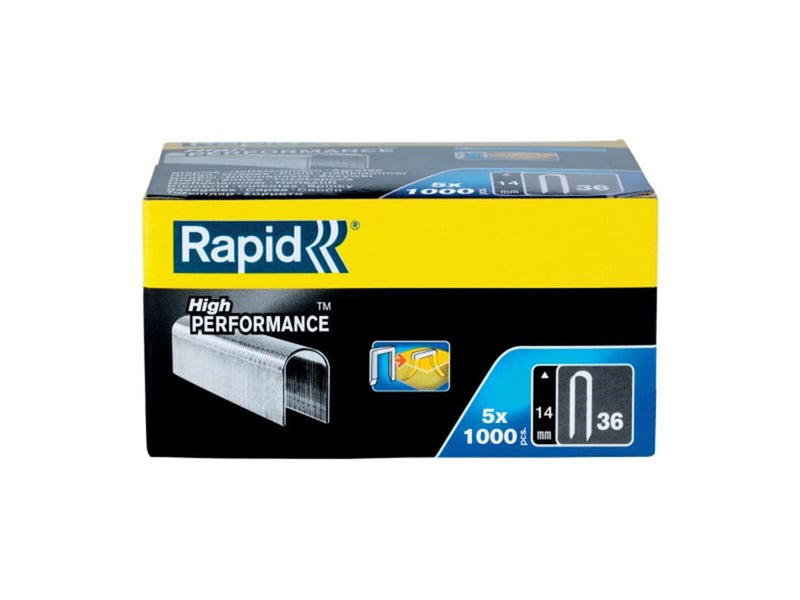 Rapid Cable Staples 36/14 DP Galv 5x1M