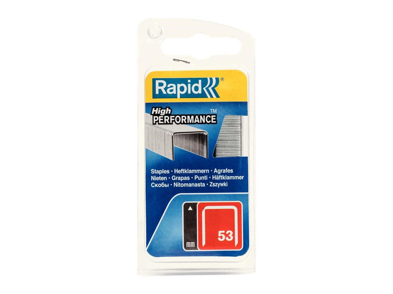 Rapid Staples 53/12 1.08M Galv Blister